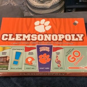 Clemsonopoly‎ Board Game - Bold Orange Edition, new